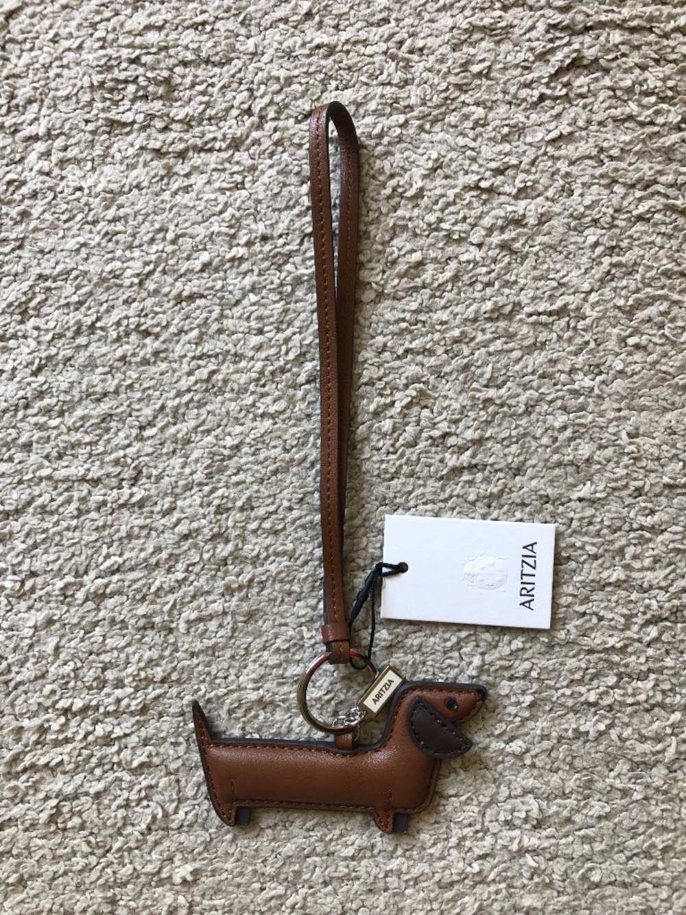 Aritzia Brutus Leather Charm. NWT.